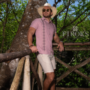 Guayabera Mod Lucio Lino seda  M/C